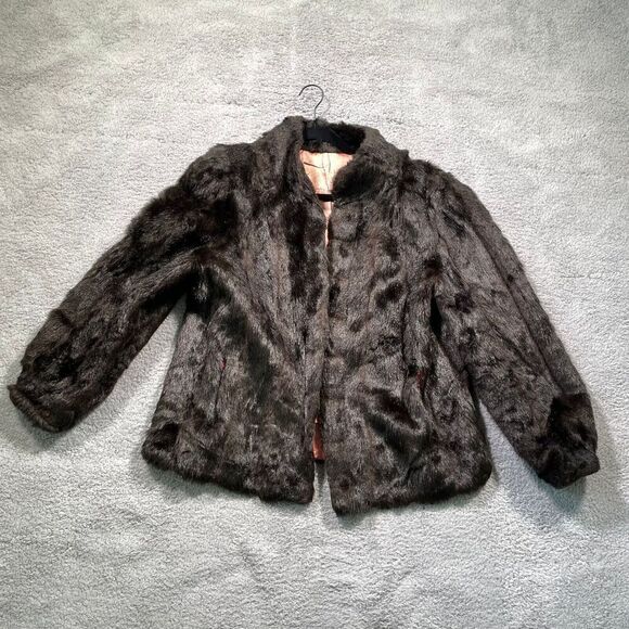 Sears Jackets & Blazers - Vintage Sears Faux Fur Coat Women's 60s 70s Brown Winter Large